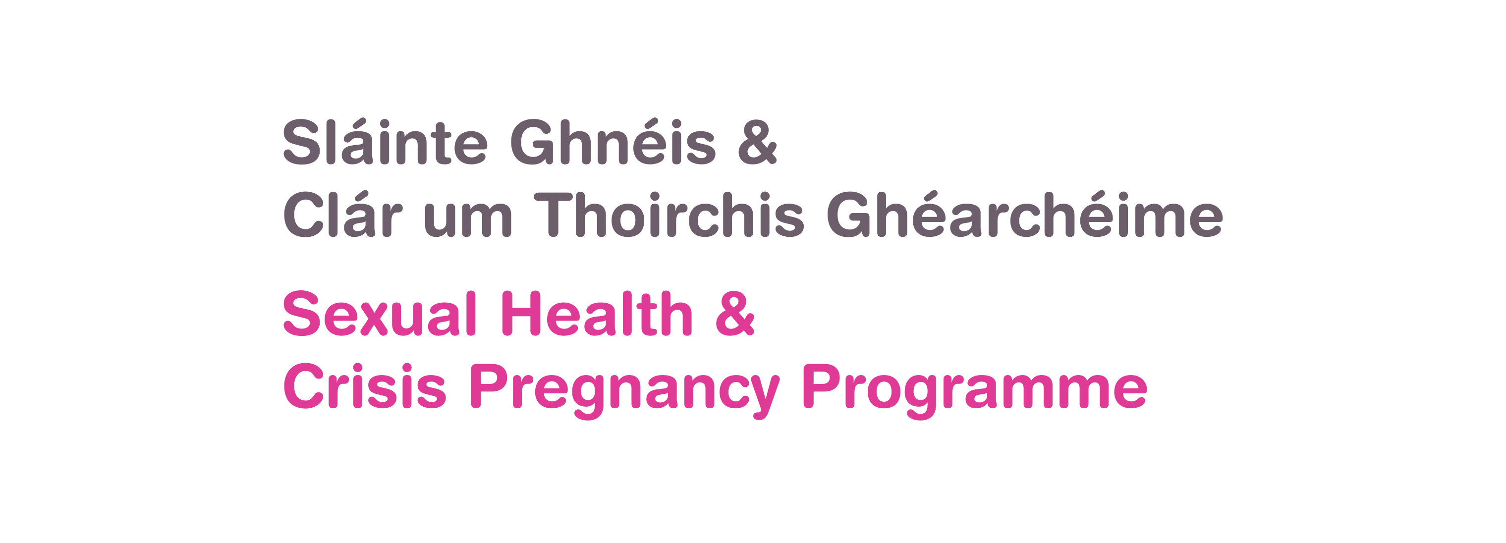 Sexual health and crisis pregnancy programme logo